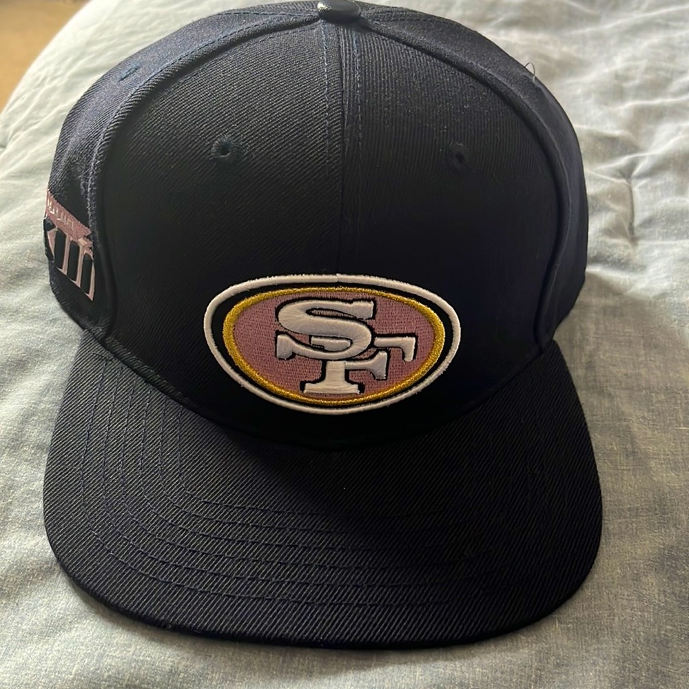 NFL Blue and Rose 49ers Hat